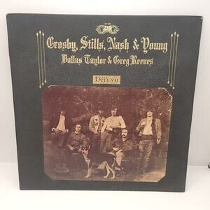 Crosby Stills Nash and Young Deja Vu Vinyl Record 1970